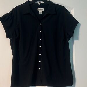 Magellan Outdoors Dry-fit Women's Black Button-Down Shirt Fishing